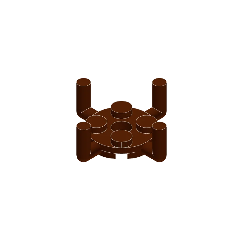 50 قطعة MOC جزء 98284 بيسترا روتوندا 2x2 ماتوني متوافق مع فاي دا تي تجميع كتل دي جزيئات الطفل لغز عنق الرحم
