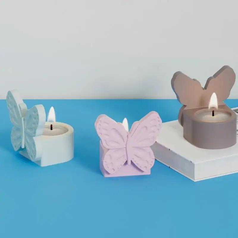 A52E Multiple Purpose Butterfly Elastomer Cast For Storage Cartons Waxlights Soaps Creative DIY Gift Making