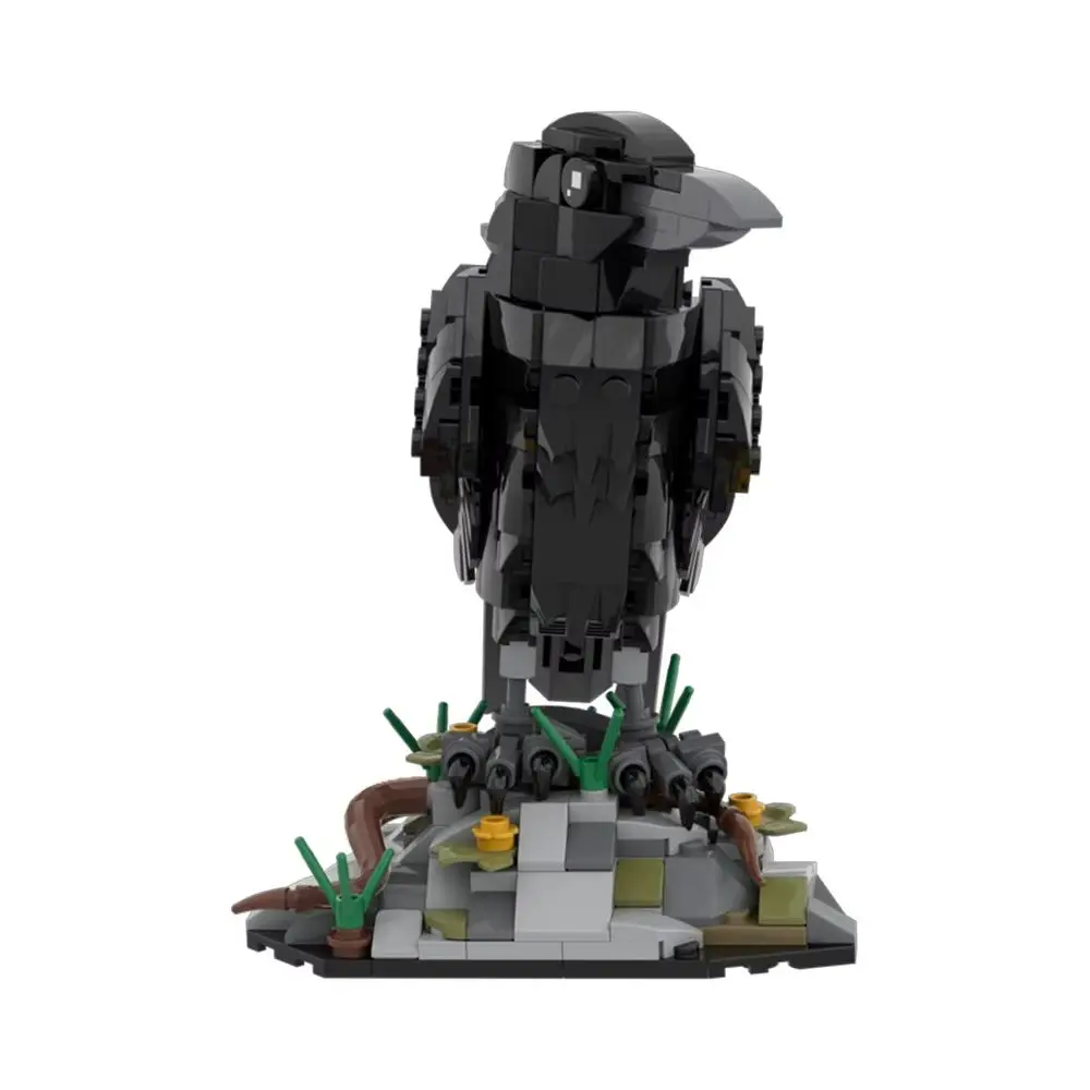 

359PCS MOC Creative Expert Crow Building Blocks Animal Series Black Birds Model Bricks DIY Assembly Toy Gift for Kid Adult