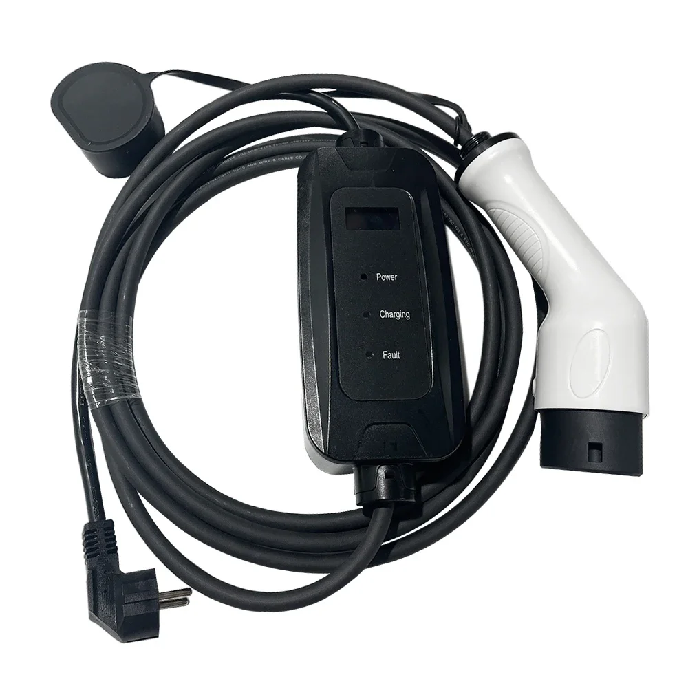 16A 32A Level 2 Ac Electric Vehicle Car Charger Evse Portable EV Charger 7kw 11kw 22kw Type 2 Type 1