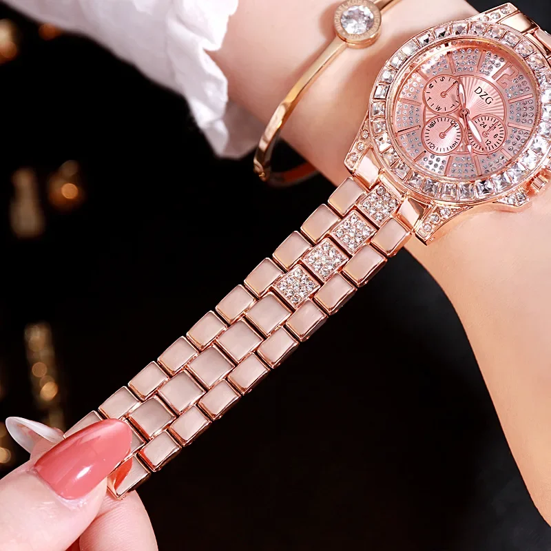 Ladies Fashion Pink Wrist Watch Women Watches Luxury Top Brand Quartz Watch M Style Female Clock Relogio Feminino Montre Femme