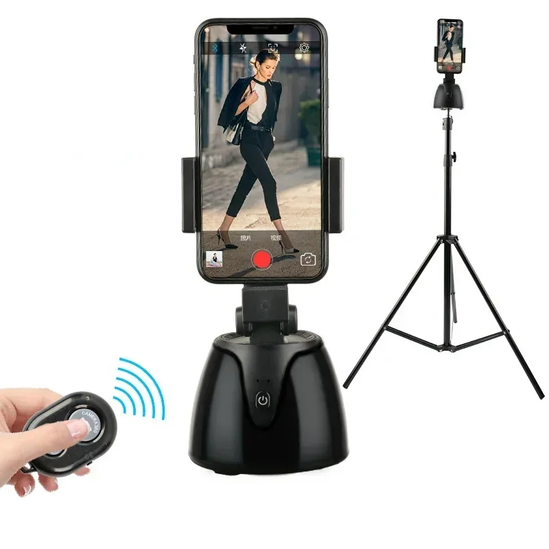 2024 New Tracking Selfie Mobile Phone 360 degree Rotation Automatic Tracking Smart Shooting Phone Holder