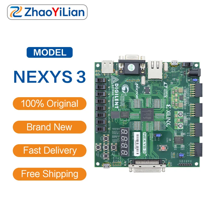 For NEXYS 3 Digilent FPGA Board With Ethernet VGA USB UART And Seven Segment Display