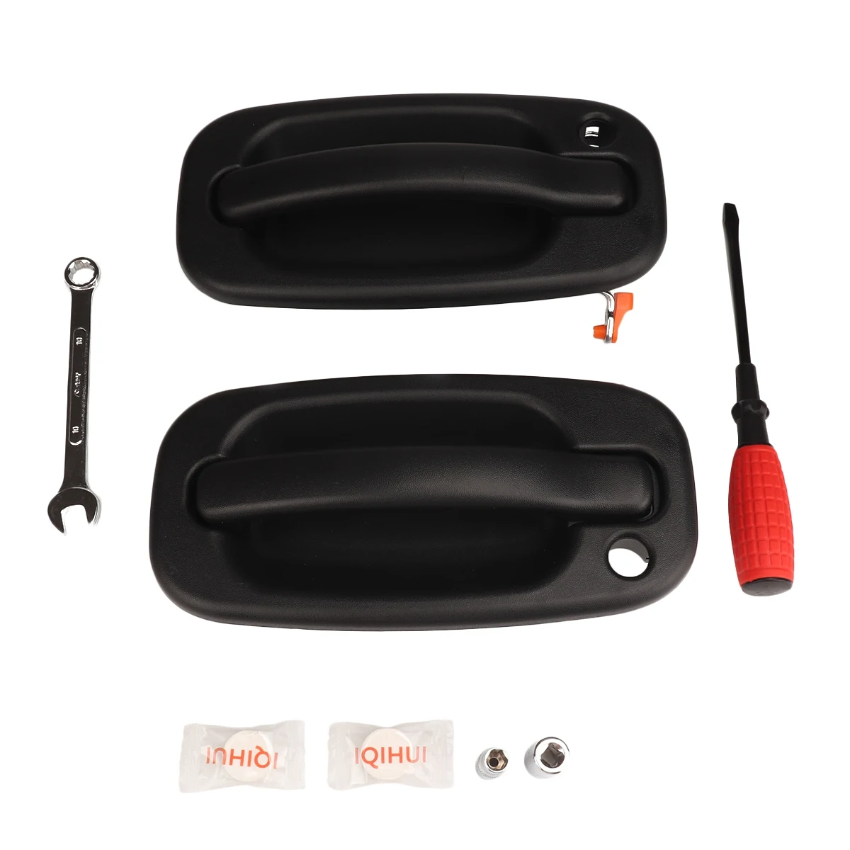 

New Black Driver Passenger Side Exterior Doors Handle Set Fit for 99-07 Chevy