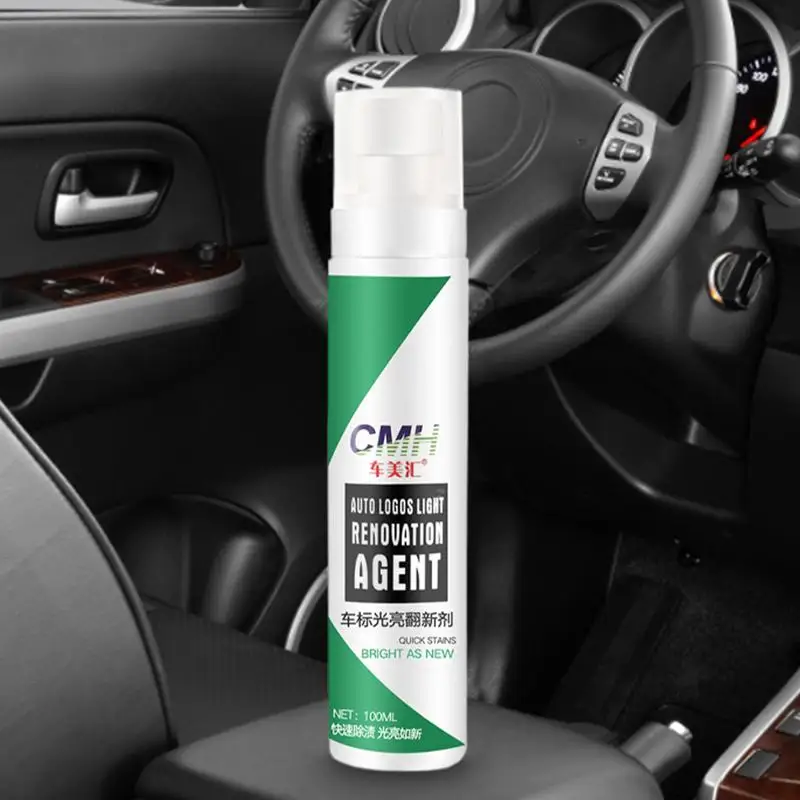 Car Rust Removal Spray 100ml Powerful Chrome Part Restoring Liquid Multipurpose Rust Removal Agent for Oxidized Chrome-Plated