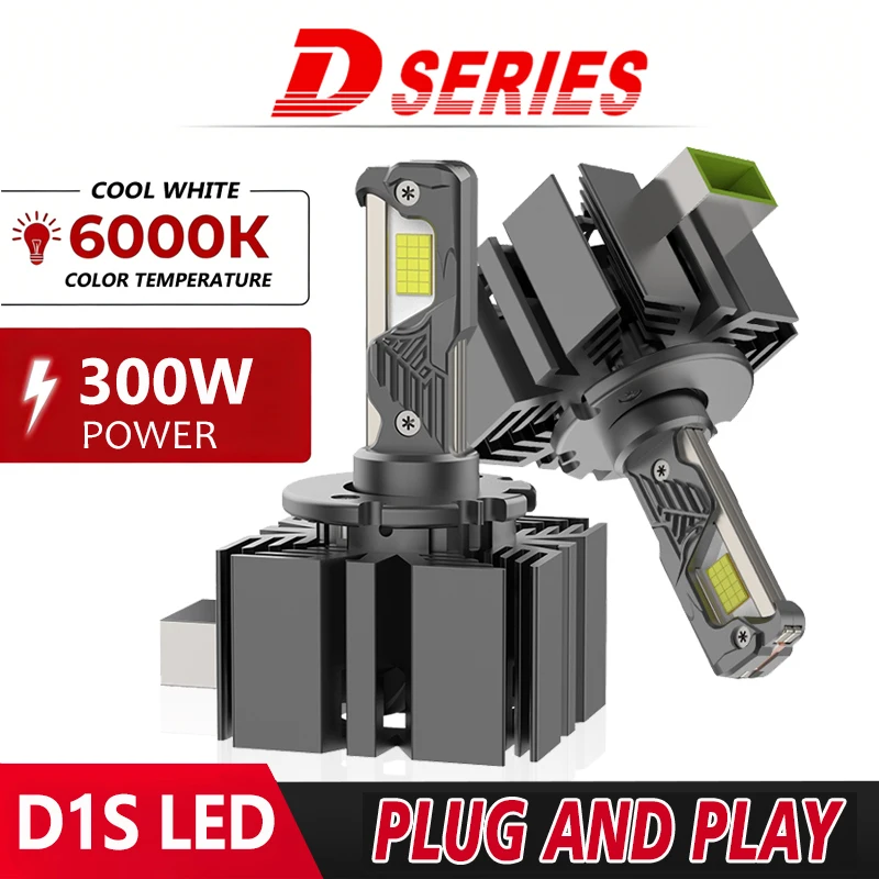 D SERIES D1S D3S LED Car Headlights Bulbs D2S D4S D8S D2R D4R Lamp Canbus No Errors Auto Light Cool White 1:1 Plug and Play