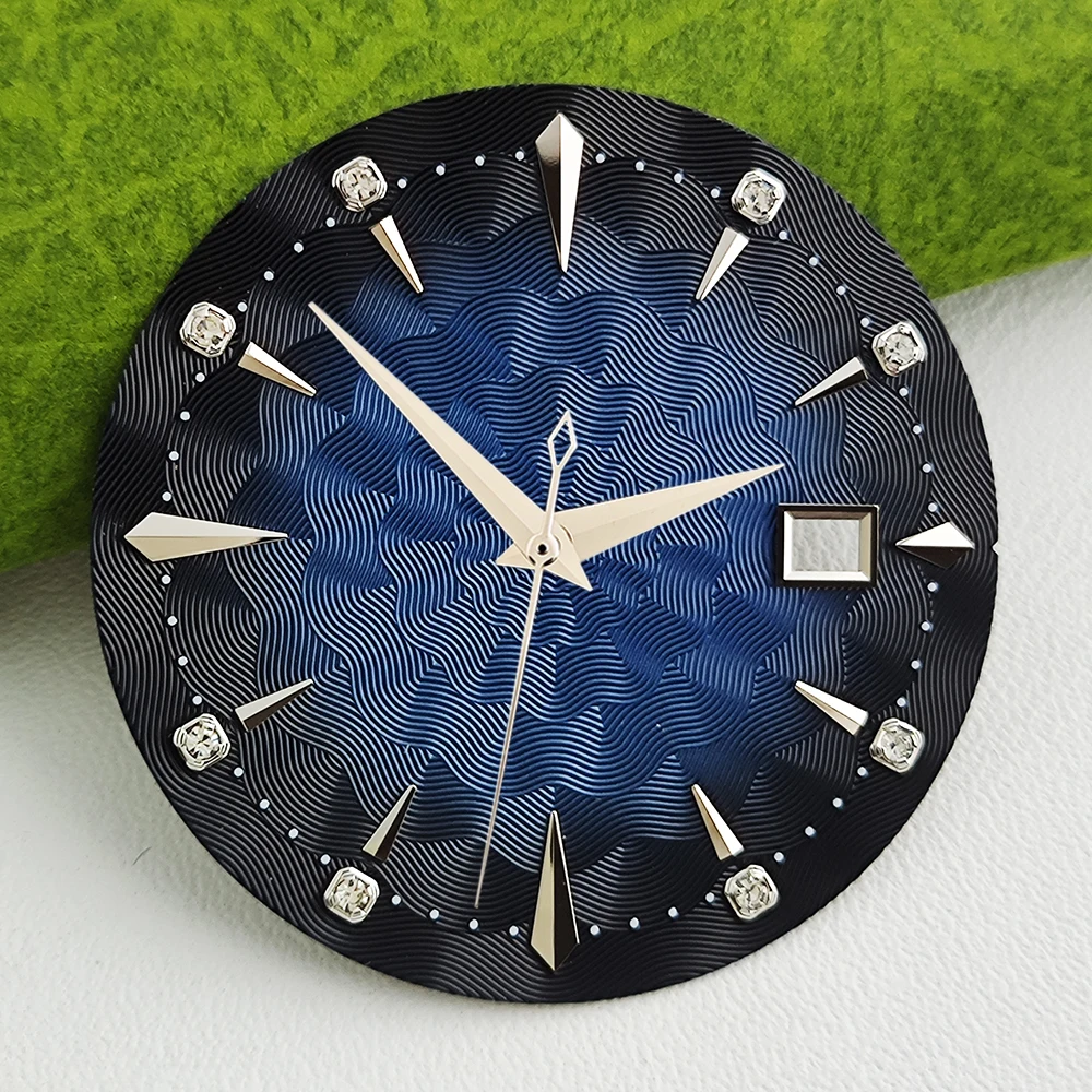 NH35 case 40mm 904L stainless steel compatible with mechanical watch NH35 movement 35mm cocktail colored dial accessories