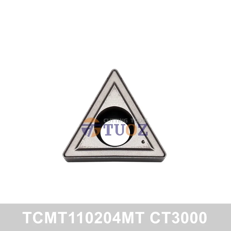 Metal Cerâmica Torno Cortador Ferramentas de Torneamento Cnc 100 Original Tcmt110204mt Ct3000 Tcmt 110204 -mt Tcmt11