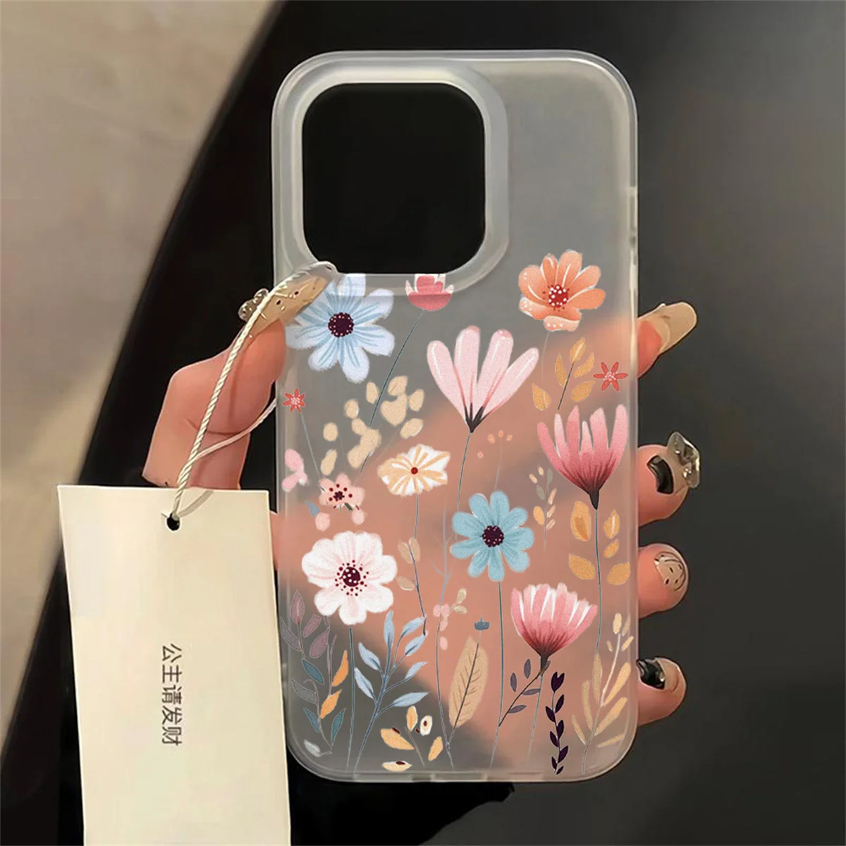 

Small Pink Flower Case For iPhone 11 Pro Max Cases iPhone 15 14 12 13 16 Pro Max 13 Mini 15Plus iphone11 11pro Clear Matte Cover