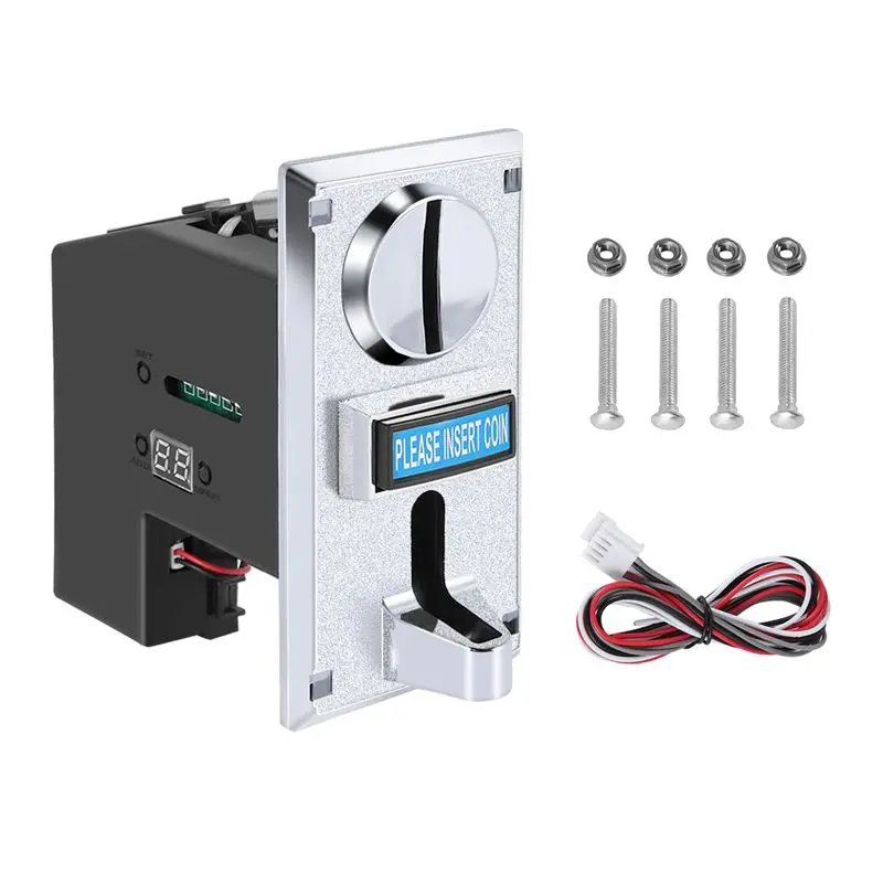 

ABMV-Durable Programable Plastic Multi Coin Acceptor Electronic Roll Down Coin Acceptor Selector Mechanism Side Coin Selector