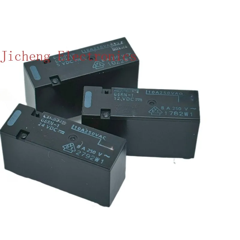 

10PCS G6RN-1-5VDC G6RN-1-12VDC G6RN-1-24VDC 5 pin 8A power relay