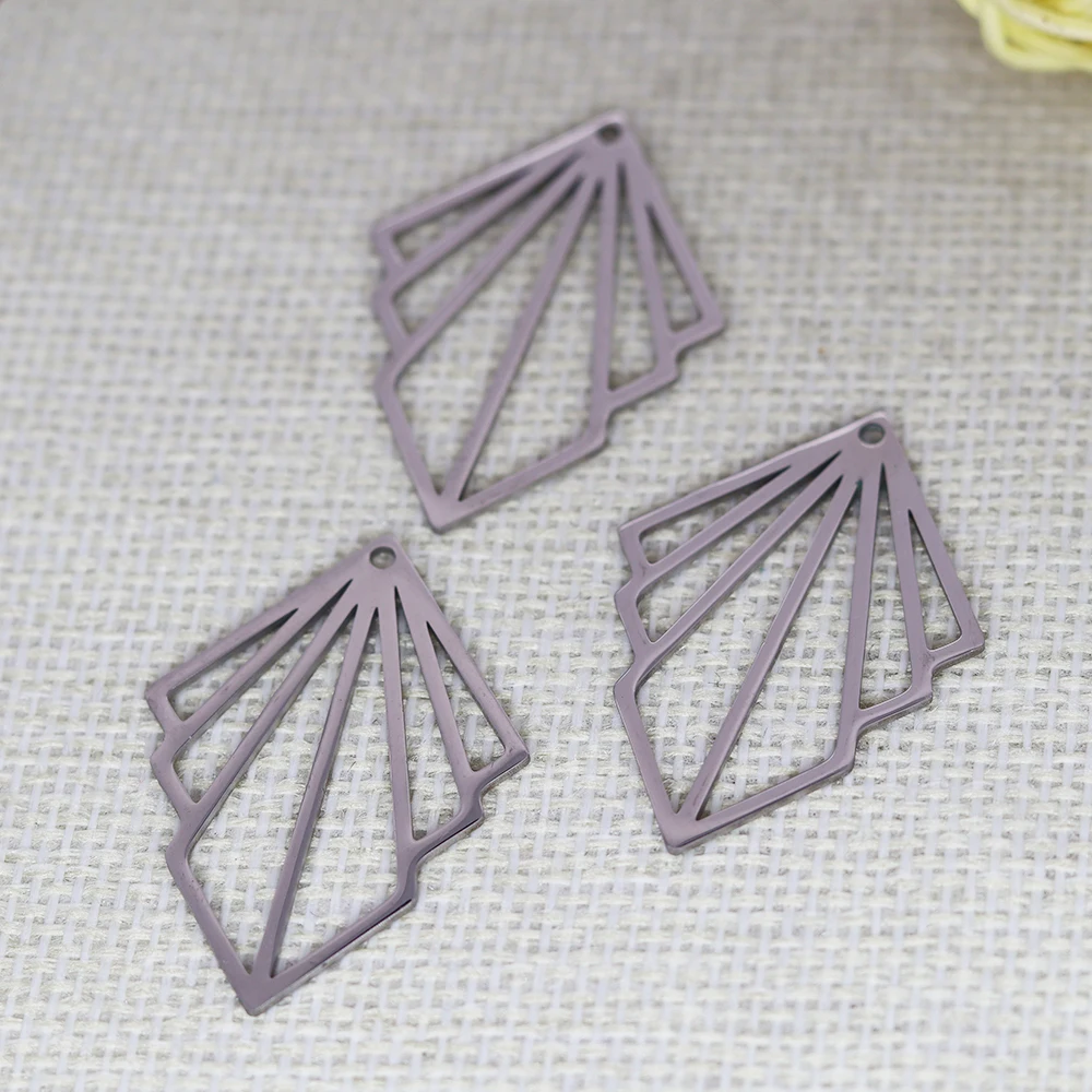 3pcs/Lot Stainless Steel Rhombus Connector DIY Jewelry Making For Bracelets Earring Necklaces For Women Men Gift Accessories