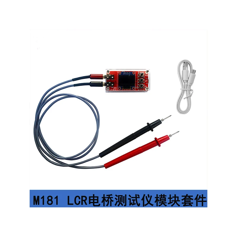 

M181 LCR Bridge Tester Module Kit Fully Automatic Measurement High Precision Inductance and Capacitance Meter DIY Kit