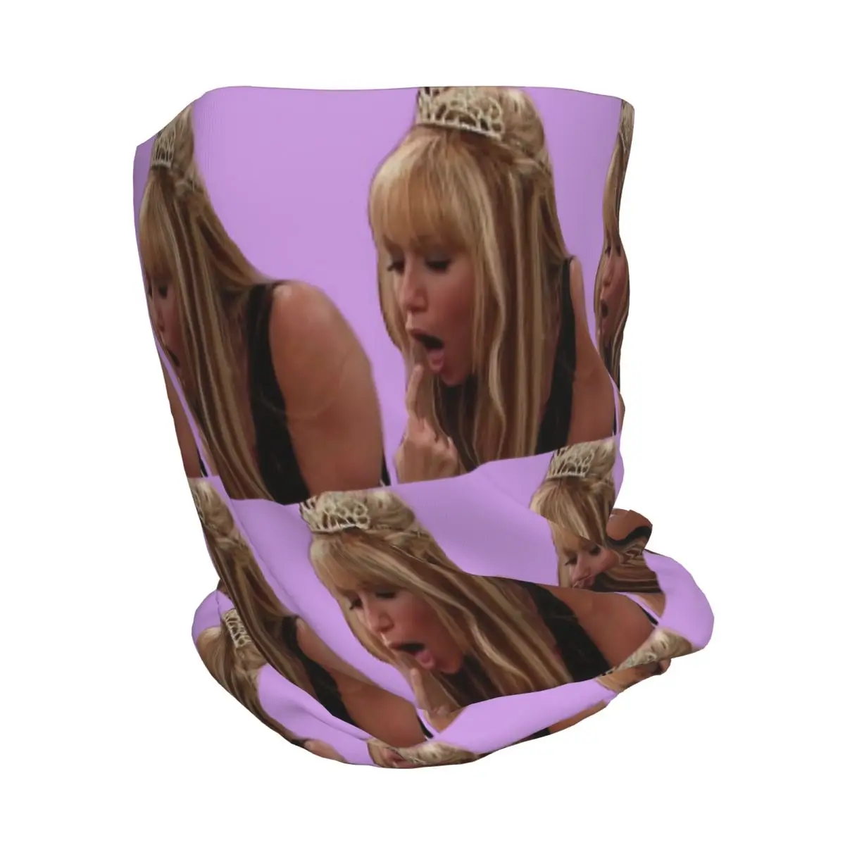 Funny Hannah Montana Stick Bandana Neck Cover Wrap Scarf Multi-use Cycling Scarf Beanies Hat Unisex Adult Breathable