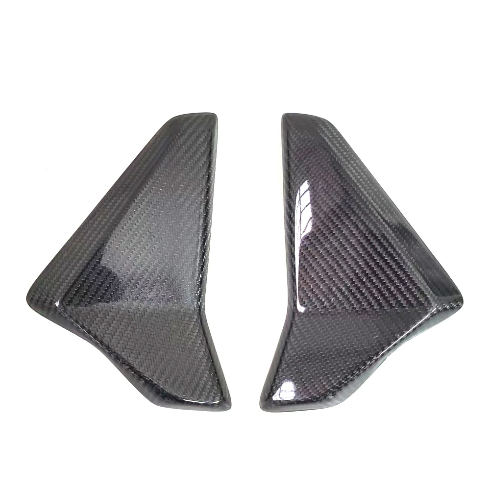 لـ Triumph Street Triple 765 S R RS 100% 3K ملحقات ألياف الكربون خزان المياه لوحة جانبية لتبديد الحرارة 2023-2024 + #3