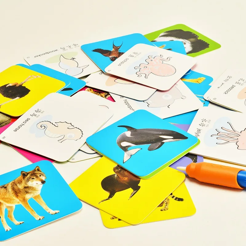 1 Set Formazione del pensiero logico Graffiti Carta cognitiva Apprendimento dei colori Carte di pittura per la visione del bambino ad alto contrasto Educazione precoce