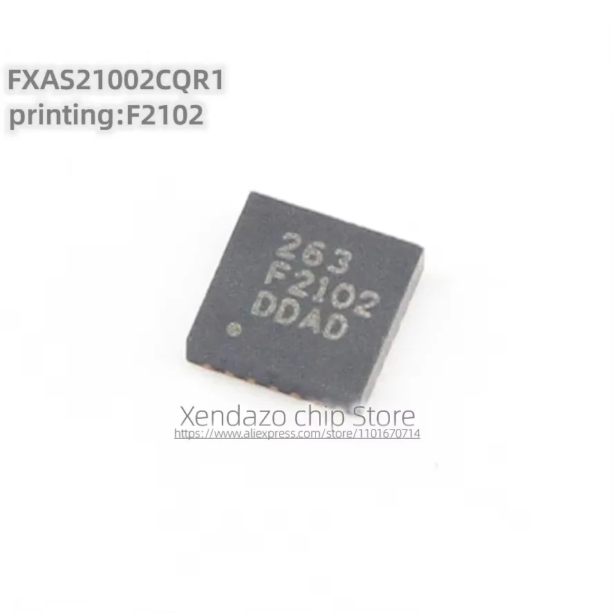 5pcs/lot FXAS21002CQR1 FXAS21002 Silk screen printing F2102 263 QFN-24 package Original genuine Angular velocity sensor chip