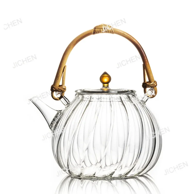 

JC Furnace brewing teapot high-end small-capacity glass pot high temperature resistant electric ceramic stove kettle for making