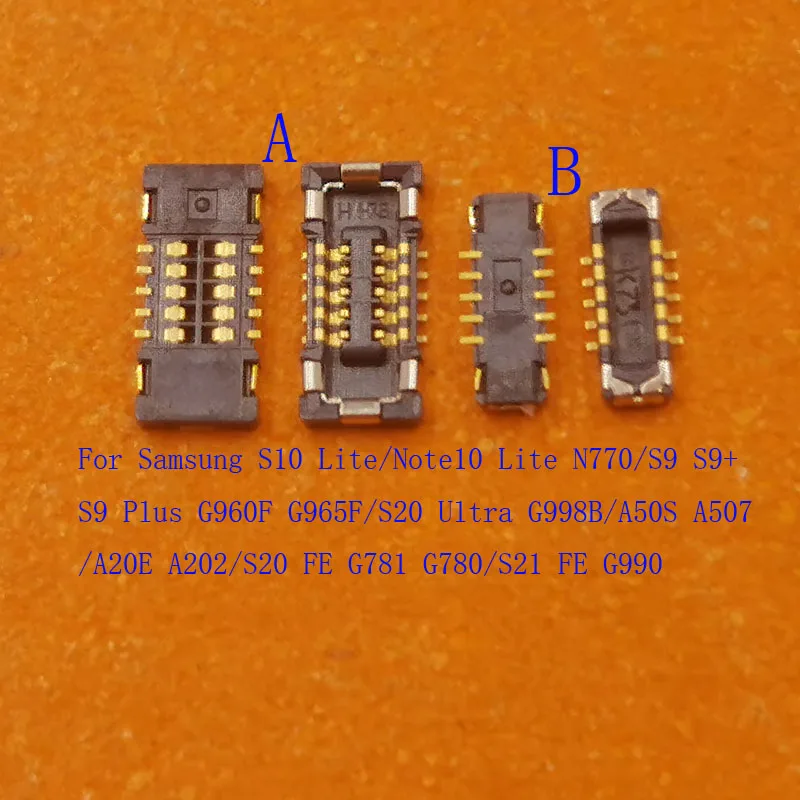 2-50Pcs Fingerprint Button Home Plug FPC Connector For Samsung Galaxy S10 Note 10 Lite S9 Plus S20 Ultra S21 FE S21 A50S A20E