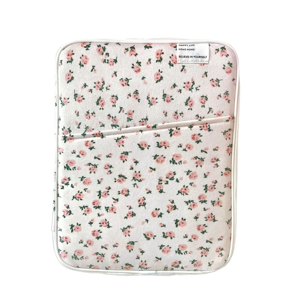 Fashion 11/13 inch Laptop Sleeve Case Broken Flowers Large Capacity Laptop Bag Ultra Thin Shockproof Tablet Protective Pouch