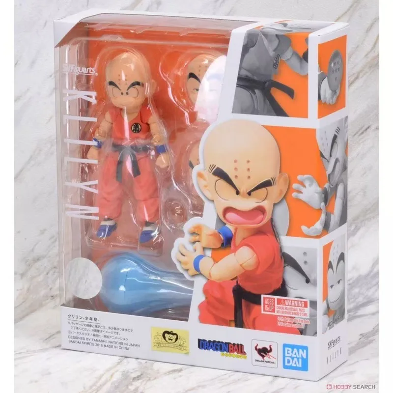 

Bandai SHF Klin Juvenile Kobayashi Bald Dragon Bald Dragon Ball Soul Limited Mobile Figure Model Collection Gift