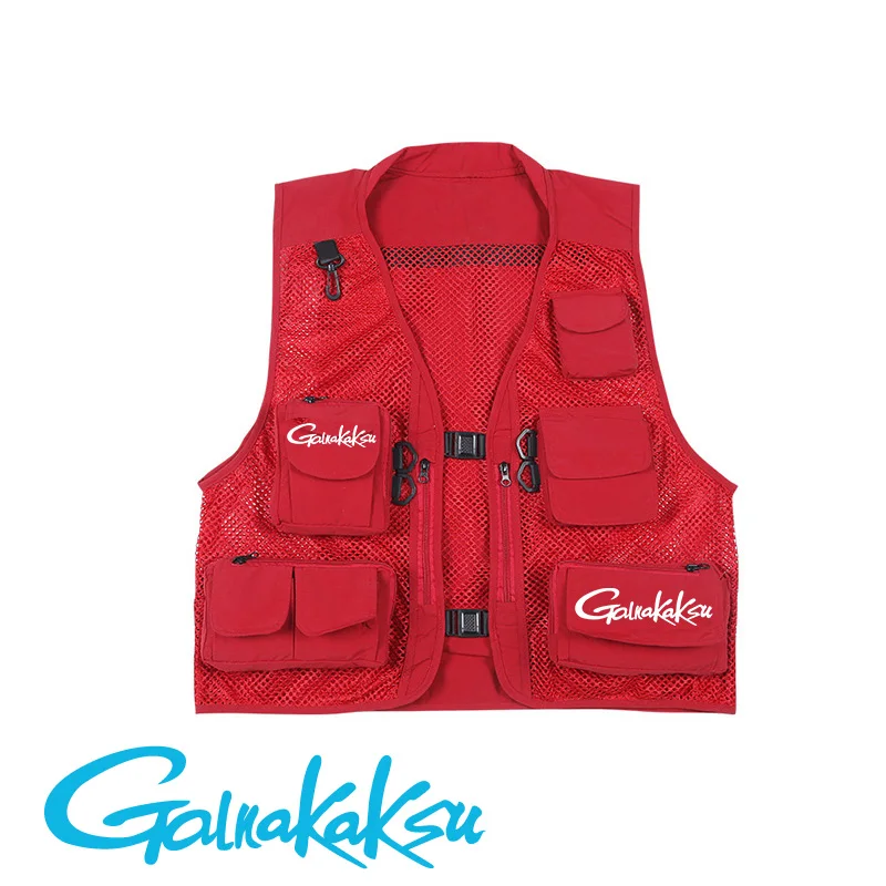 Multi-pocket Vest Men\'s Breathable Outdoor Brand Fishing Hiking Reporter Sports Fishing Photography Volunteer Vest Tooling Vest