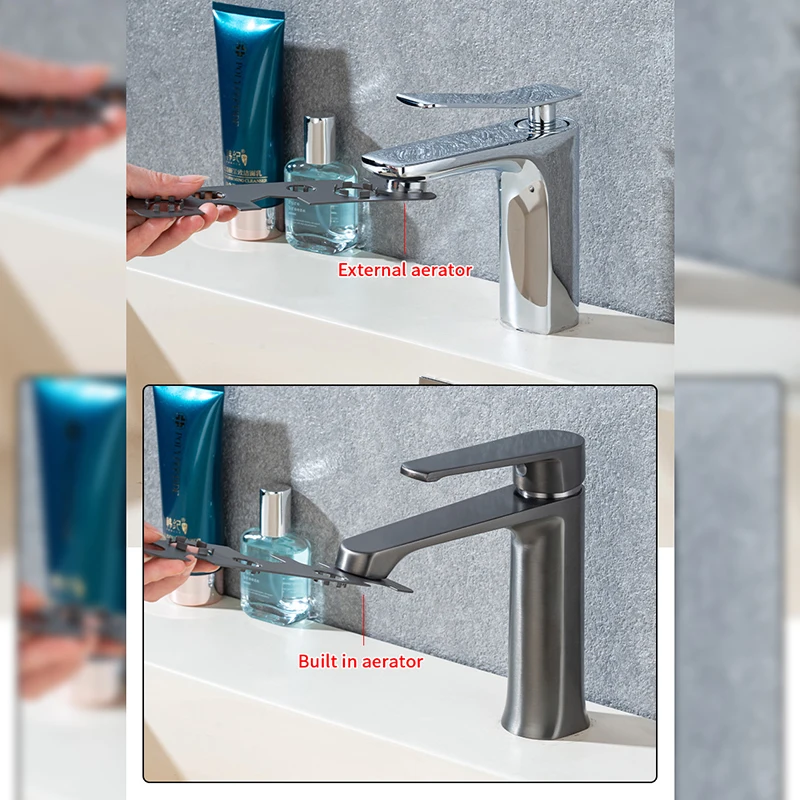 

[TL]9 In 1 Faucet Aerator Removal Tool New Metal Key For Hidden Threaded Types TJ TT JR STD Cut Side M16 M24 Housing Included