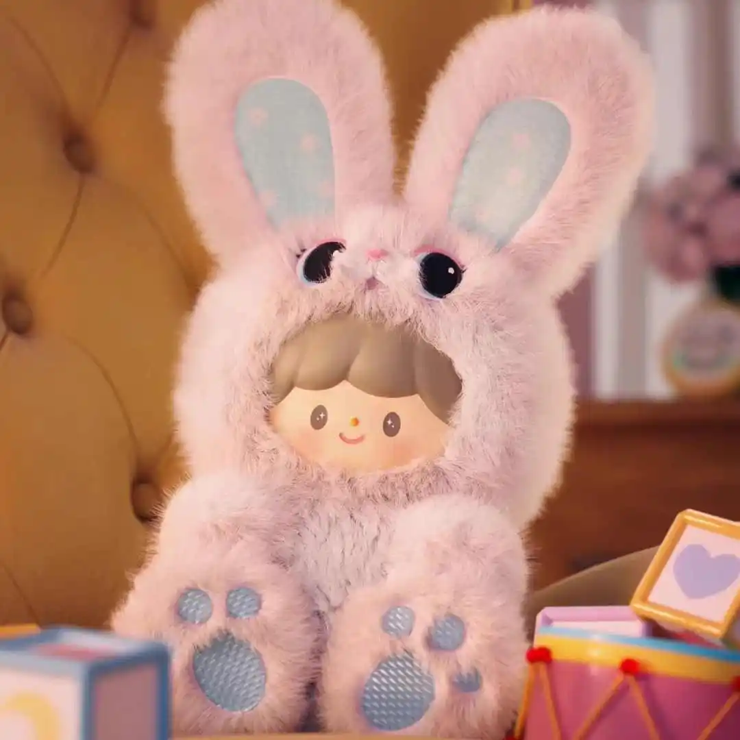 ของแท้ Zzoton Happy Childhood Series กล่องตาบอด Kawaii ไวนิลตุ๊กตาจี้ตุ๊กตา Mystery Box Collection ของเล่นของขวัญวันเกิด