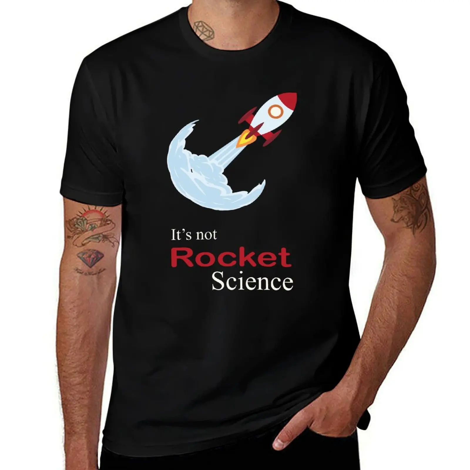 It is not rocket science T-Shirt men t shirt cotton 100% T-Shirt