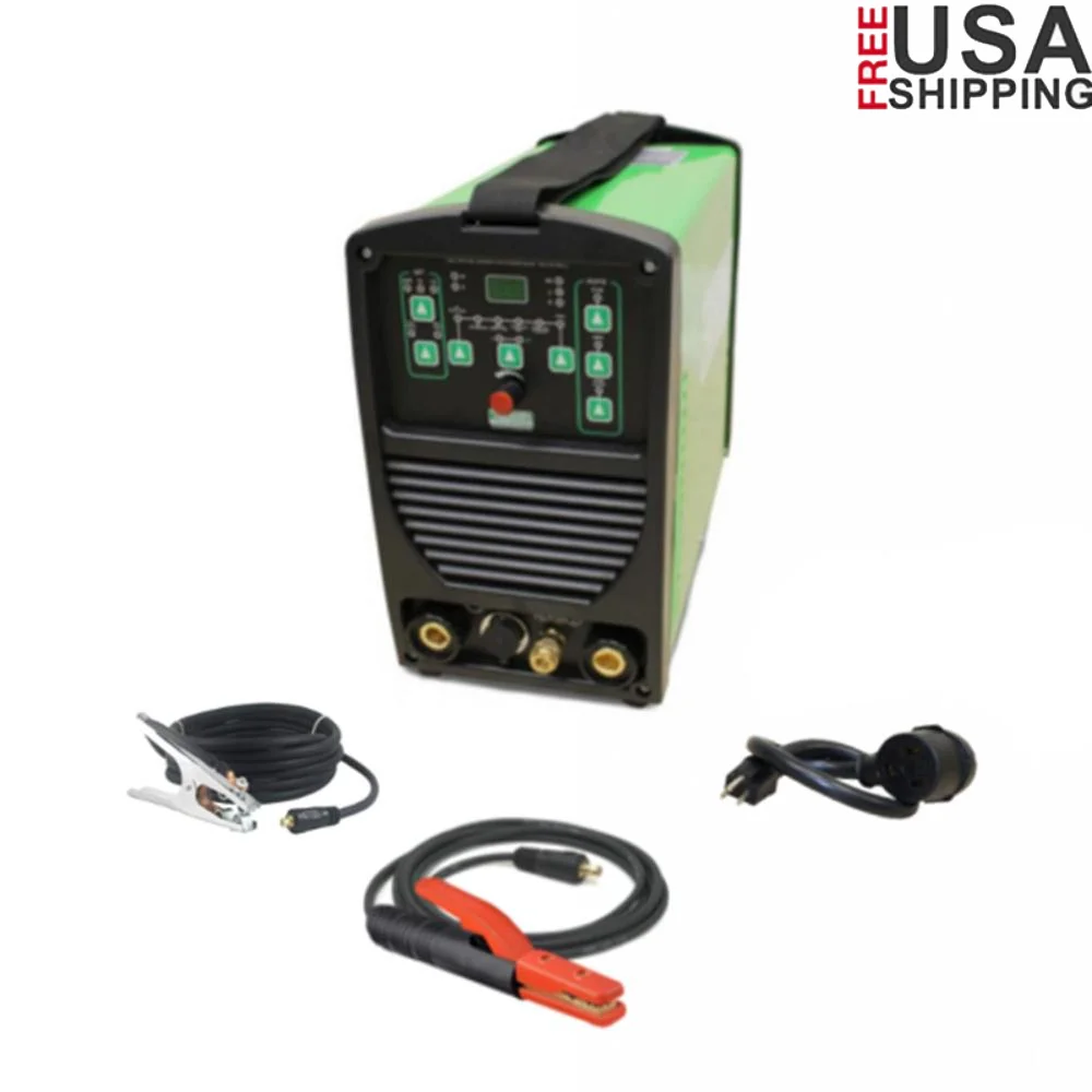 Portable Stick Lift TIG Welder IGBT Inverter E6010 Capable 110/220V Digital Control Welding Machine with Arc Force Control & USB