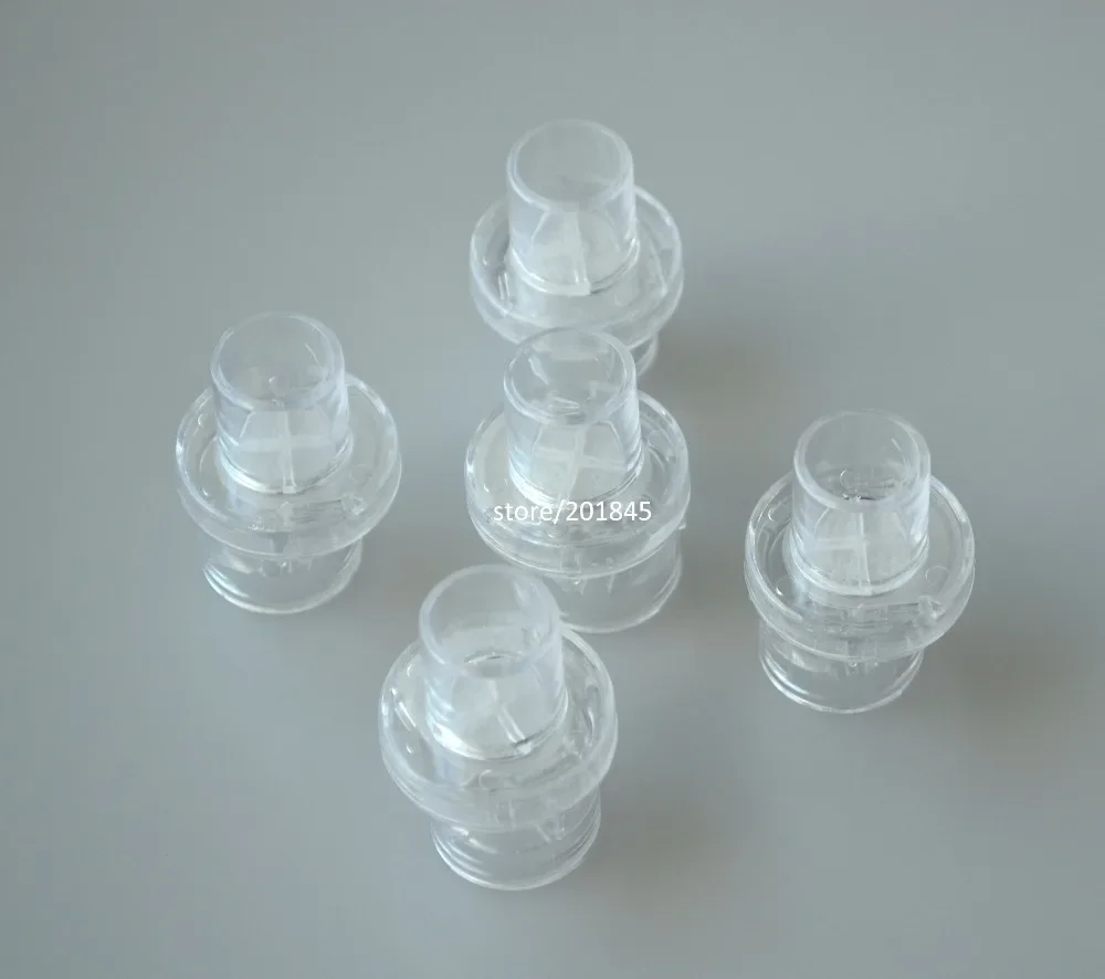 100 Pcs/Pack Moth to Mouth Breathing Mouthpiece Cpr Valve Filter Oxygen Inlet For Big Box CPR Face Mask Connection 22/17mm