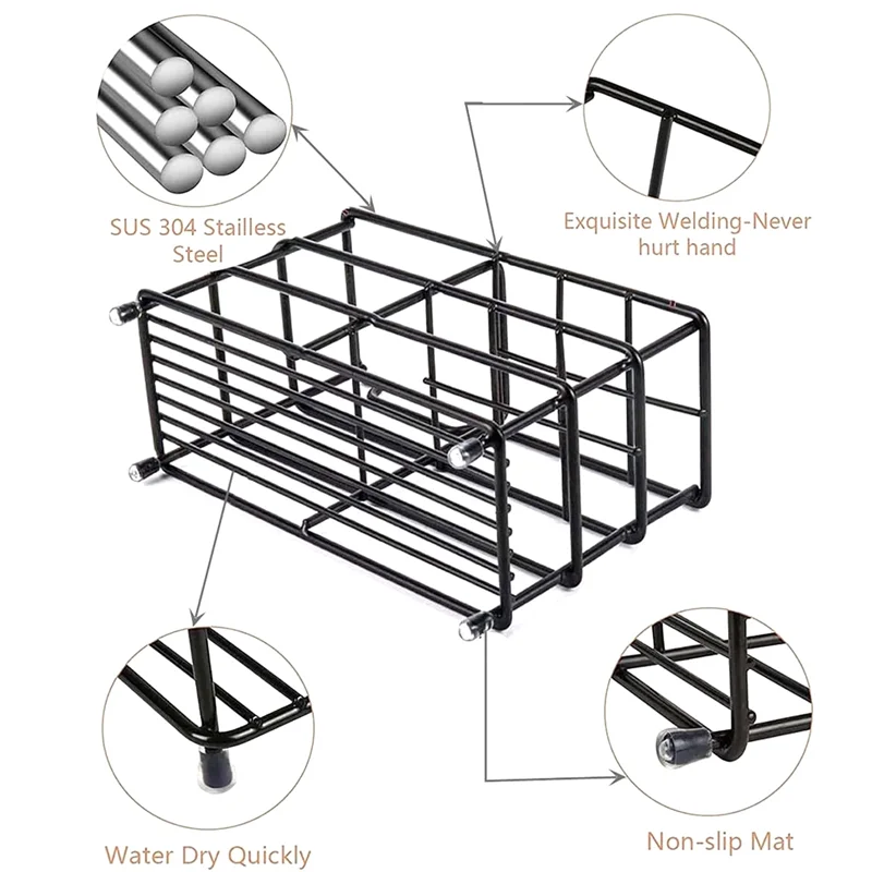 

Держатель зубной щетки, зубная паста, черный держатель зубной щетки для ванной комнаты, слот для ванной комнаты из нержавеющей стали, черный держатель зубной щетки