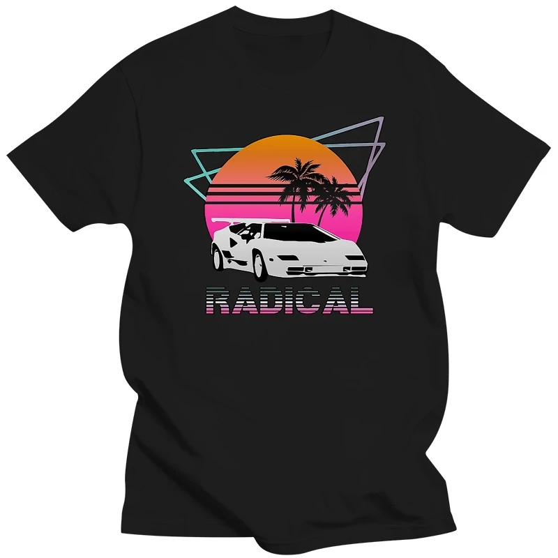 Radical 1980 Countach Retrowave T Shirt