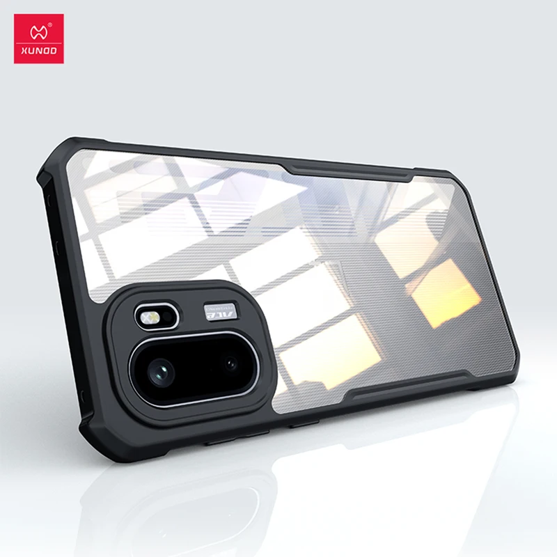 For OnePlus Ace 6 6T 15R Case XUNDD Airbags Shockproof Laser Pattern PC+TPU Camera Protection Cover for One Plus ACE6
