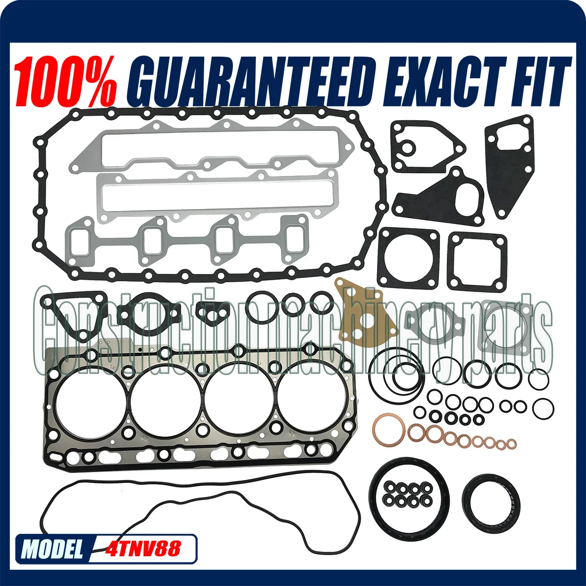 4TNV88 Full Gasket Set For Yanmar Excavator Boat Loader Generator Forklif