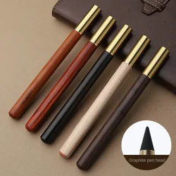 Wooden Unlimited Pencil HB No Ink Eternal Drawing Writing Infinity Pen Drawing Art Painting Stationery School Office Supplies