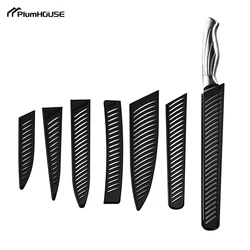 Kitchen Knife Sheath Black Plastic Knife Covers Knife Blade Protector Cover Edge Guards Case Boning Fruit Bread Chef Knife Tool