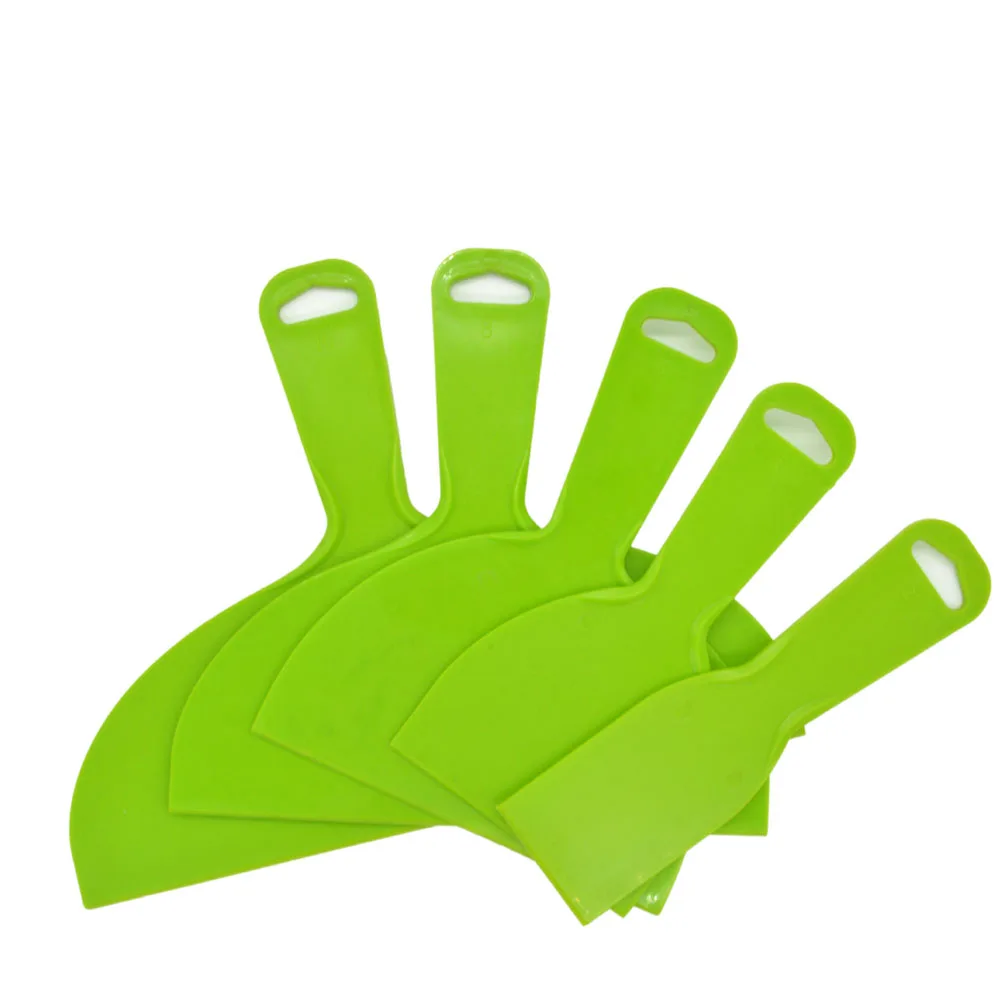 

5 Pcs Plastic Scrapers Multifunctional Baking Tools Cake Decor Accessories Kitchen Wallpaper Bread