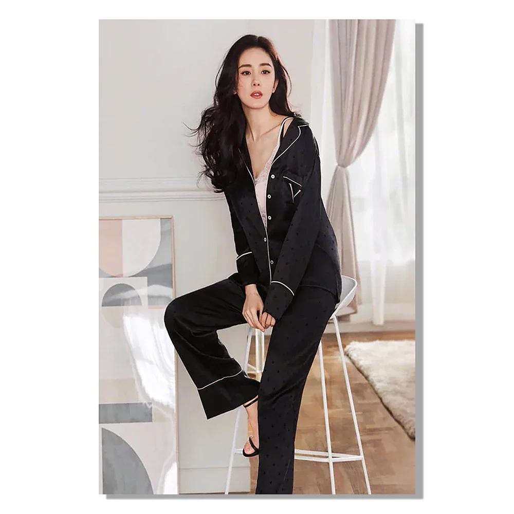 Silk Cloth Wall Poster Mi Yang Sexy Model Star Art Home Decoration Gift