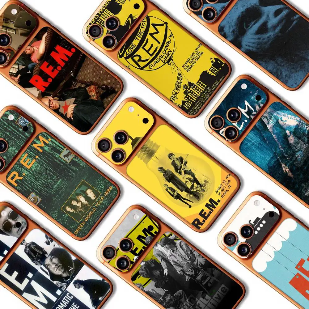 Alternative Rock Band REM For IPhone 17 Pro 17 Pro Max Back Skin Sticker Protective Decal Wrap