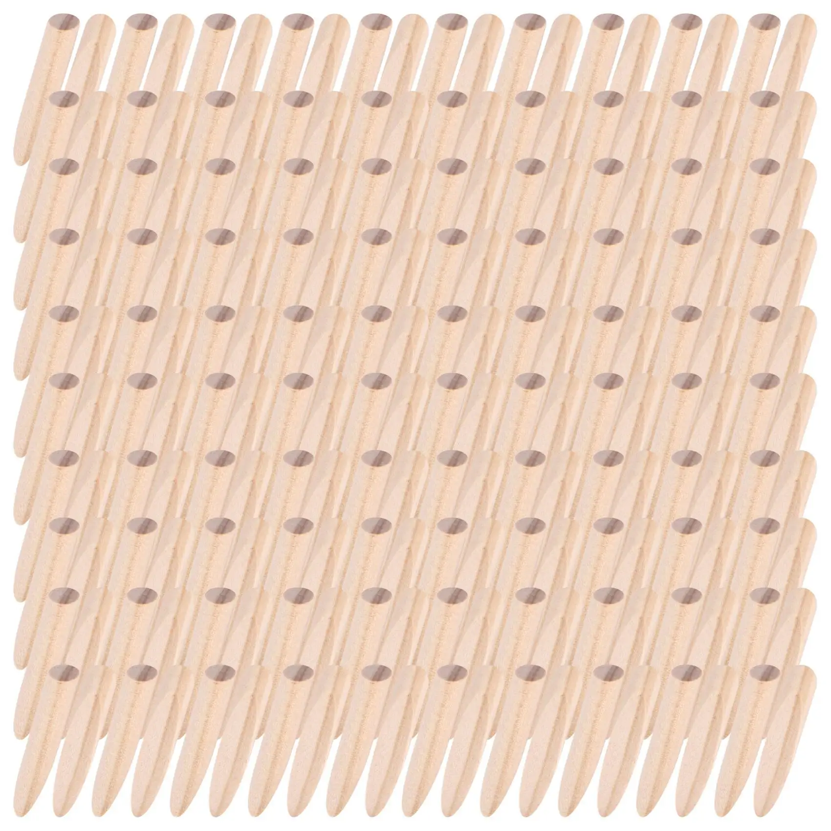 ABKW-200 Packs Pocket Hole Plugs Solid Wood Dowels Pocket Hole Jig Paint Grade Wood Plugs Hardware Plugs Wooden Hole Filler
