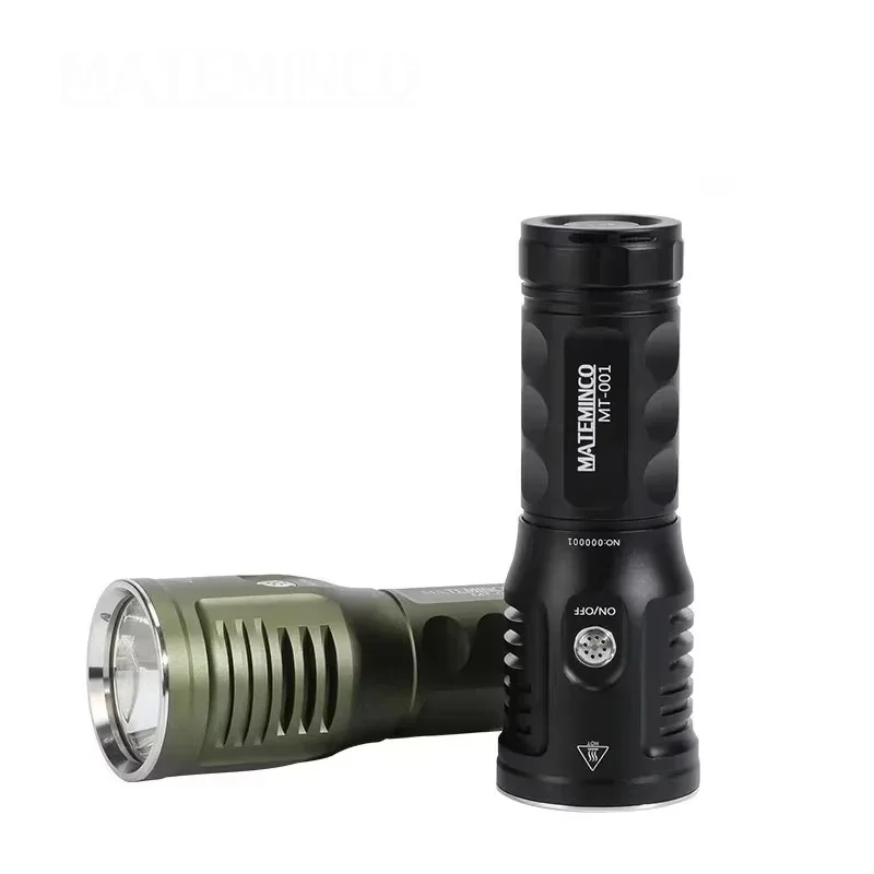 2026Flashlight Aluminum 6800lm Beam Throw 3065M Type-C USB Rechargeable Torch 46950 Li-ion Battery for Outdoor Search Rescue EDC