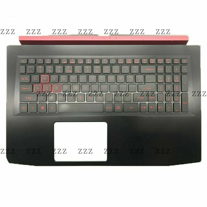 ZZ New For Acer Nitro 5 AN515-51 AN515-53 Palmrest w/ Backlit Keyboard 6B.Q3ZN2.001