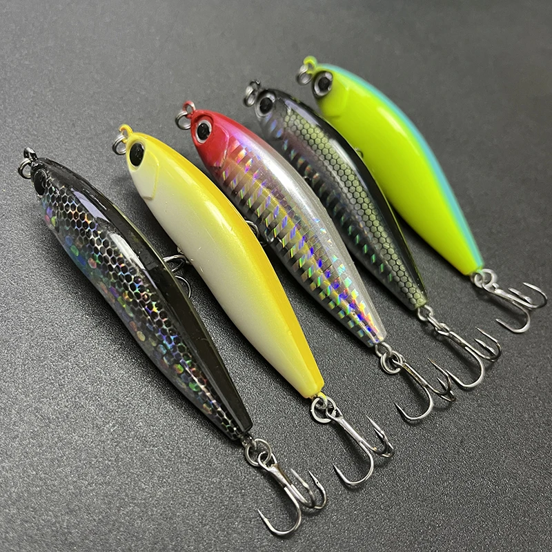 70mm 12.5g Slow Sinking Pencil Fishing Lure Artificial Hard Bait Saltwater Trout Bass Swimbait Wobbler Pesca Isca Fishing Tackle - Image 3