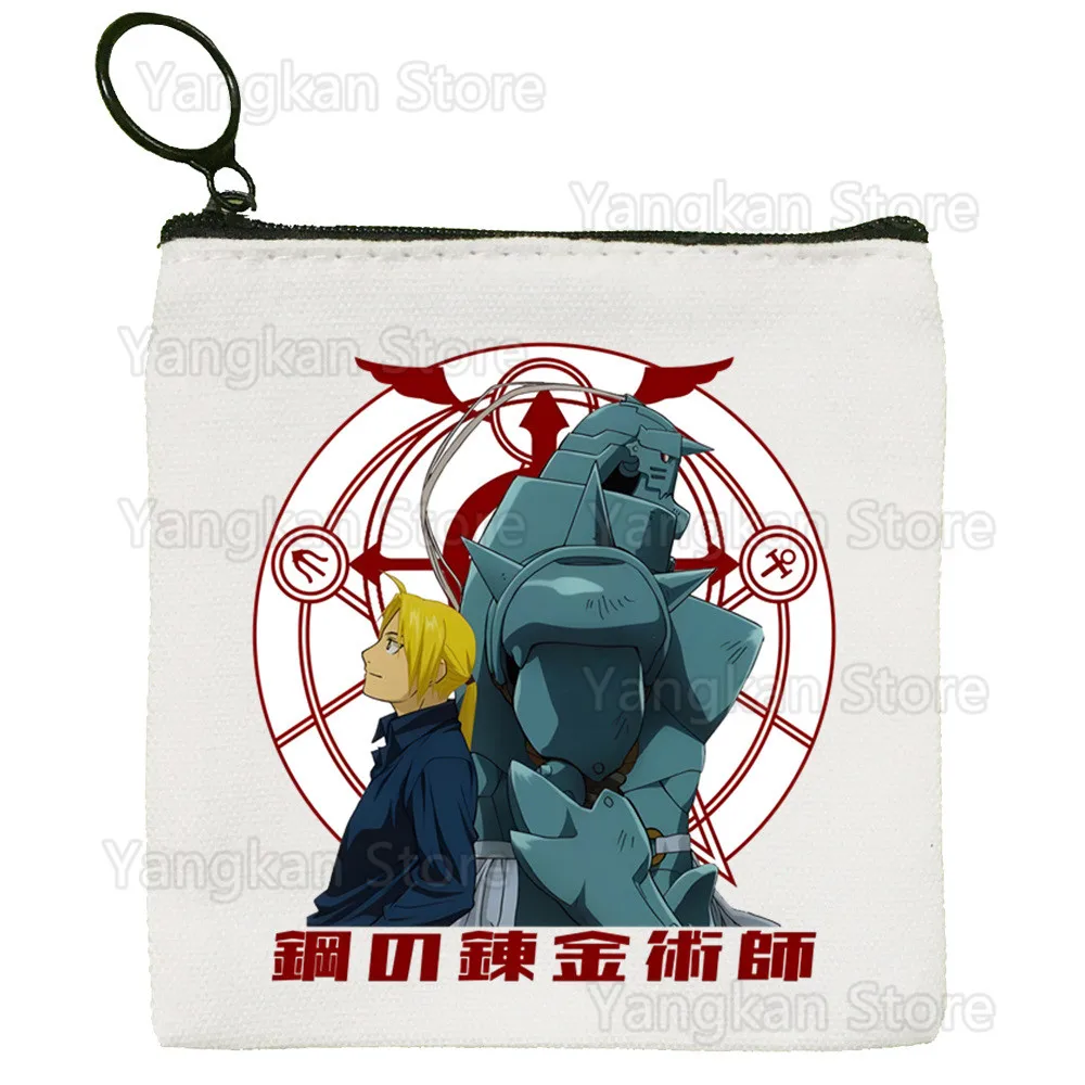 Fullmetal Alchemist Anime Brotherhood Women Handbags Canvas Tote Shopping Bags Reusable Shopping Bag Eco Foldable