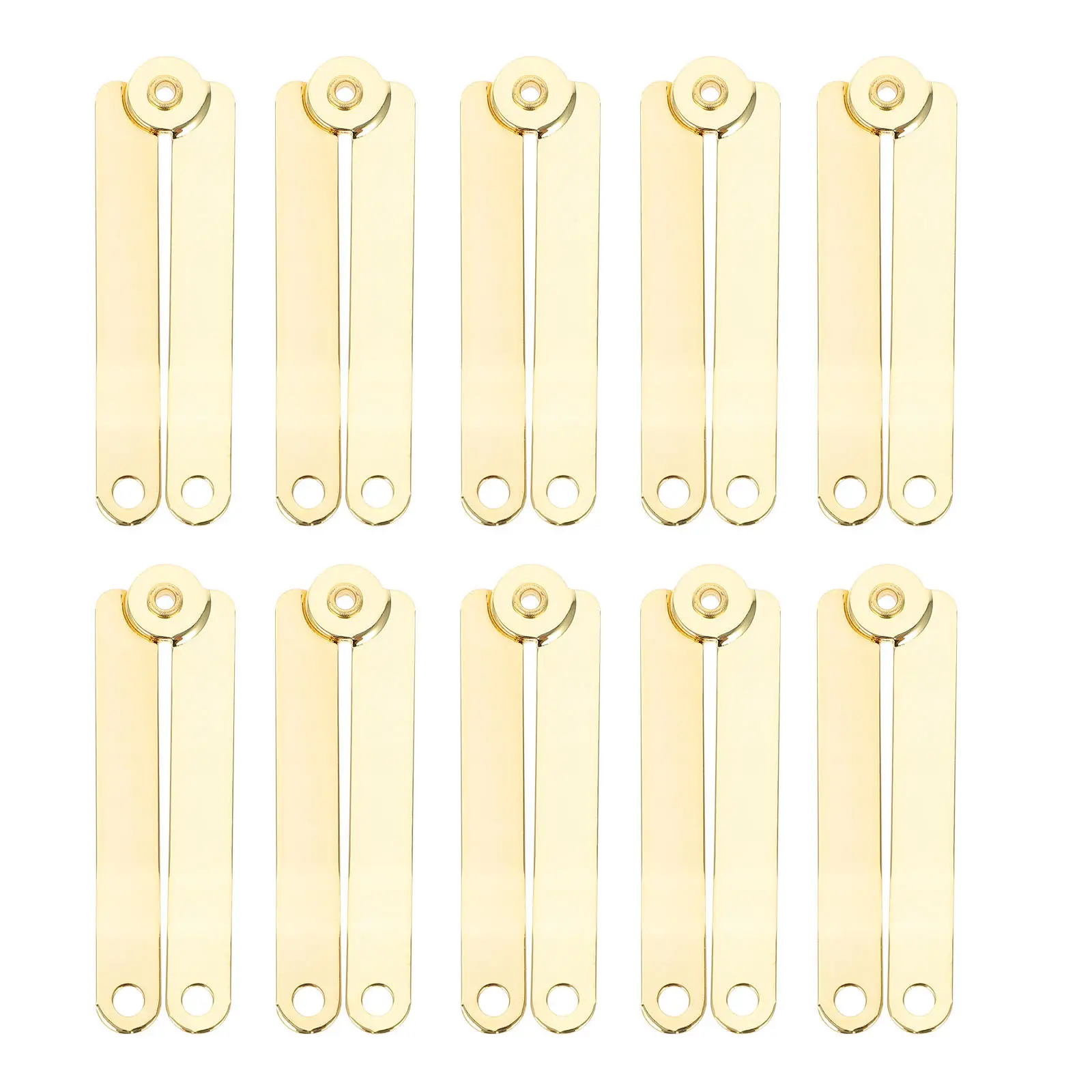 

10Pcs Premium Iron Hinge Set Smooth Opening Jewelry Case Hinges Wooden Gift Box Brackets Household Decorative Hinges