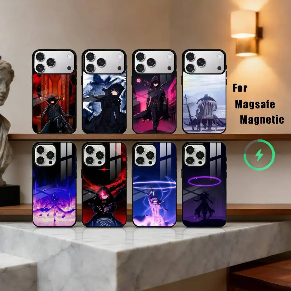 

Manga The E-Eminence in S-Shadow Phone Case For iPhone17,16,15,14,13,12,11 Plus,For Magnetic Wireless Charge Cover