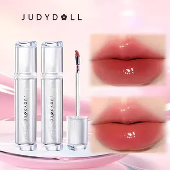 Judydoll Lip Glaze Mirror Shine Watery Lipstick Non-stick Cup Dlouhotrvající hydratační odstín na rty Voděodolný make-up Kosmetika 6 nejlepší prodej judydoll rty - №1