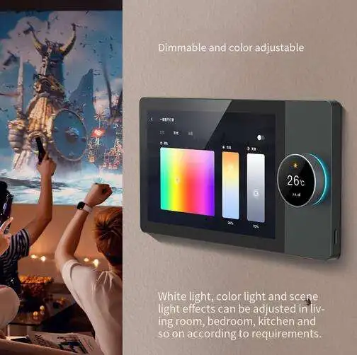 Glomarket Tuya Smart Home Devices Multi-functional Touch Screen Control Panel Central Controller For Intelligent Scenes Switch