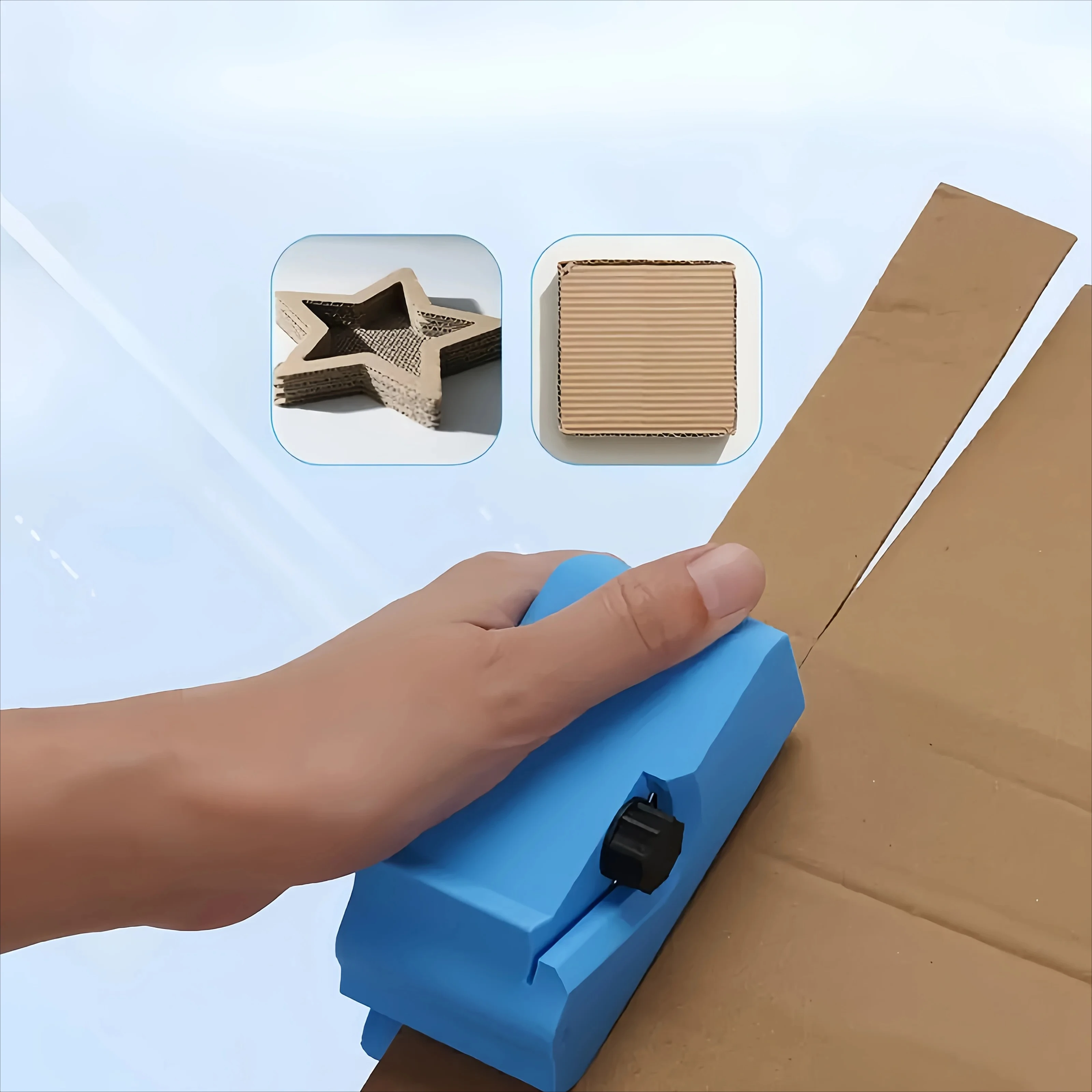 Multi Functional DIY Cardboard Cutting Tools Manual Paper Cutter with Sharp Edge for Crafting Cat Scratchers and Pet Boxes New